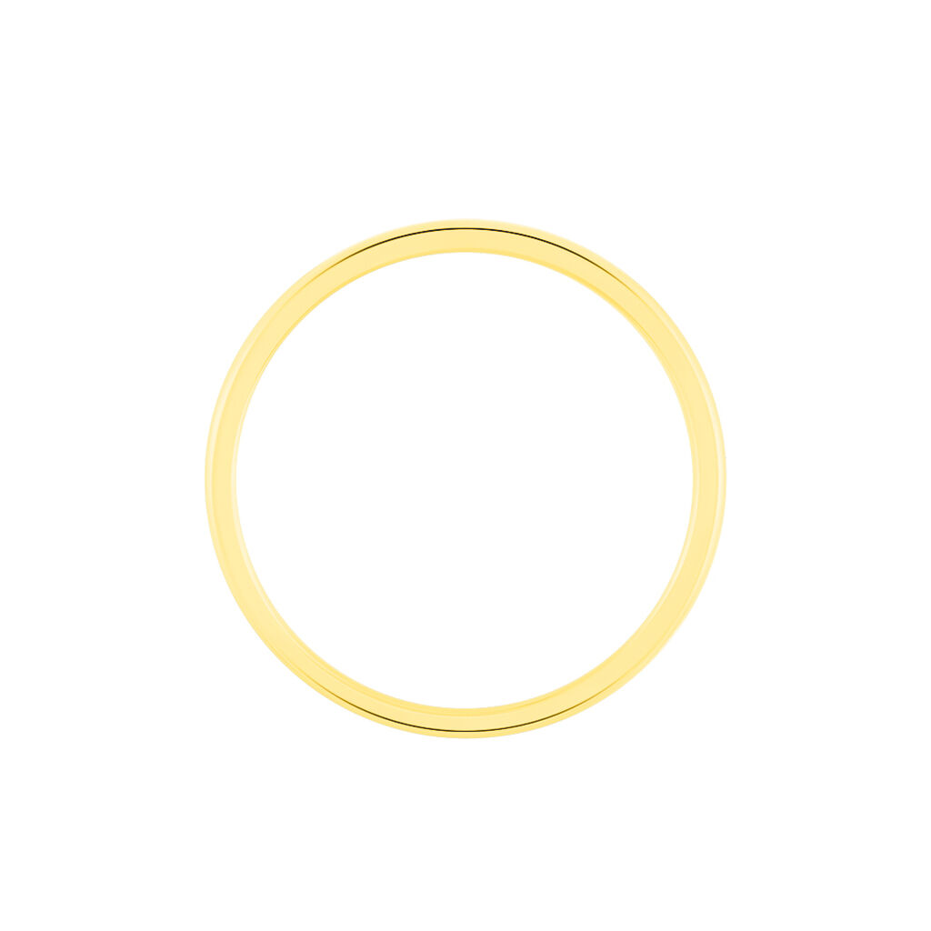 Alliance Aphrodite Demi Jonc Bombé Or Jaune