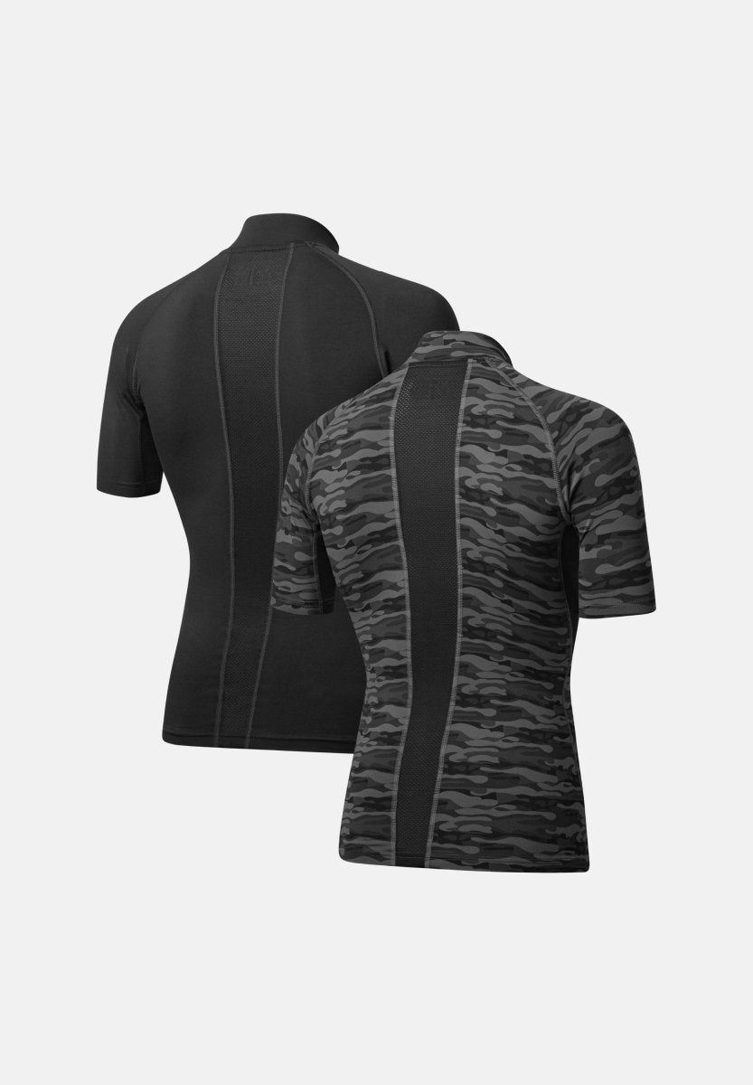 KORTÆRMET KOMPRESSIONS T-SHIRT