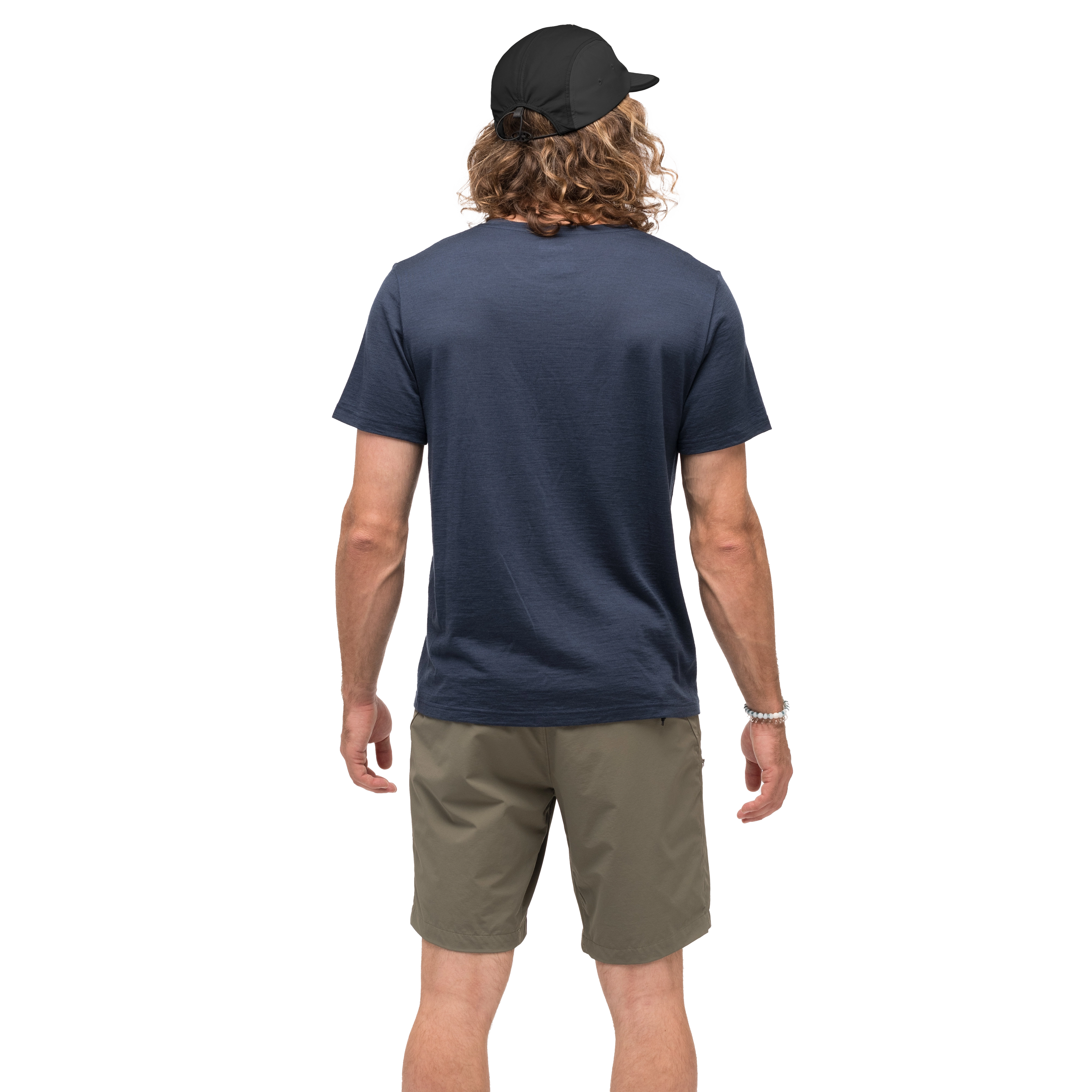 Vaagaa Explore Merino Tee Men Navy Blue