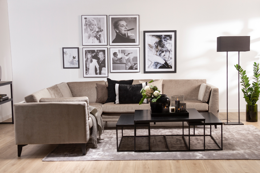 Iconic II bilde Sort-hvitt fotoprint, 50x60 cm, med sort ramme