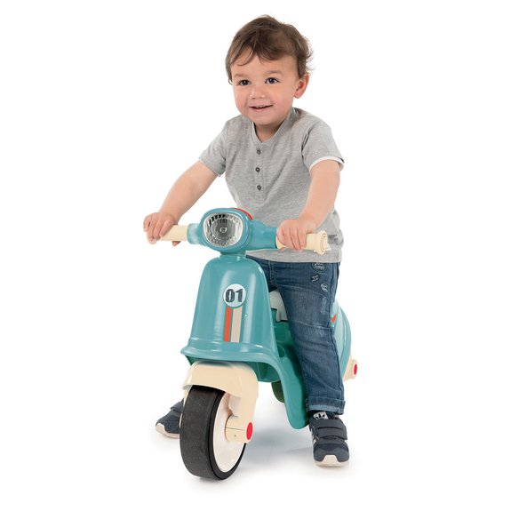 Porteur scooter bleu