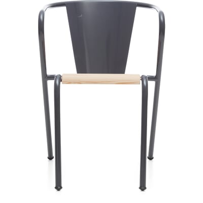 Stuhl Estoril, Holz, RAL 7024 Graphitgrau