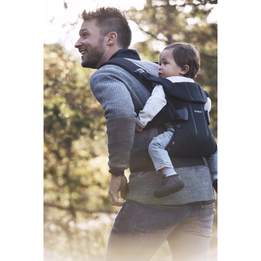 BABYBJÖRN Babytrage One Cotton Mix Schwarz