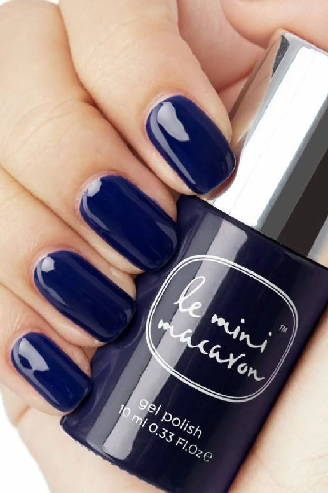 Le Mini Macaron Neglelak Gel midnight blueberry