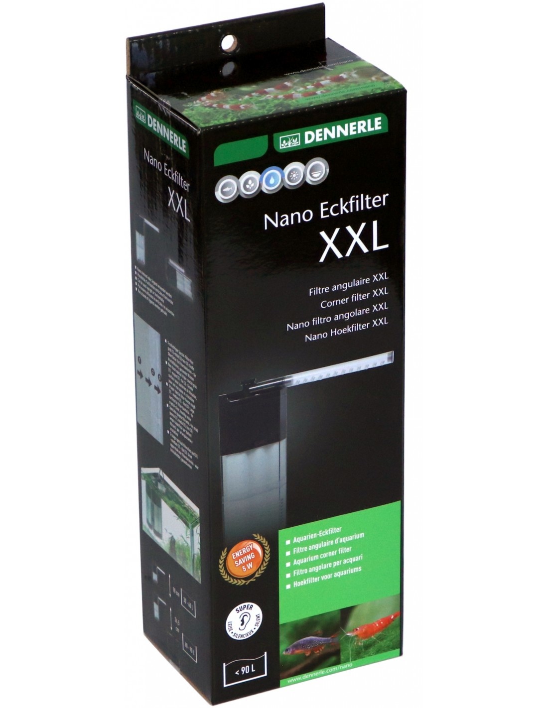 Dennerle Nano Clean Hoekfilter XXL