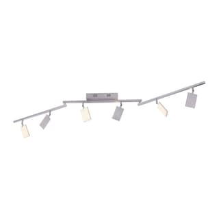 Paul Neuhaus LED Deckenlampe mit 6 Spots PURE-MIRA alufarbig