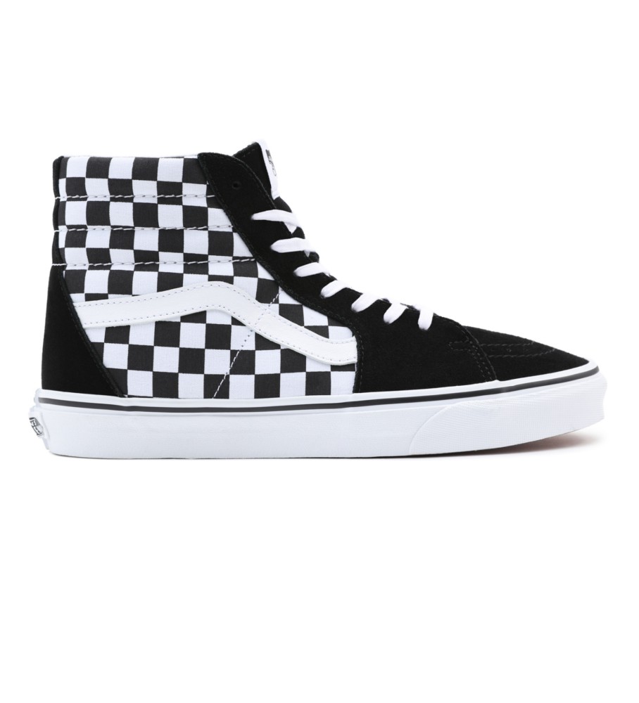 Tênis Vans Sk8-Hi Checkerboard Preto