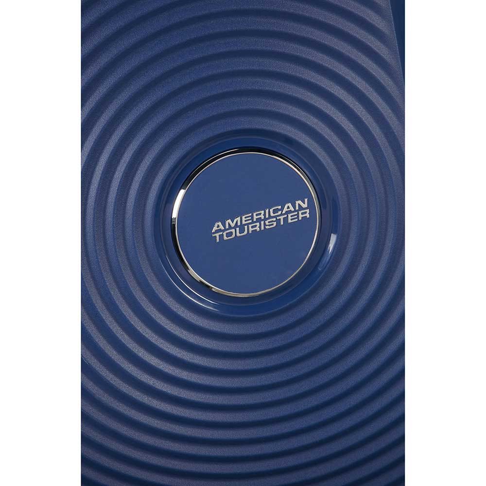 American Tourister Soundbox Spinner 55 Expandable midnight navy