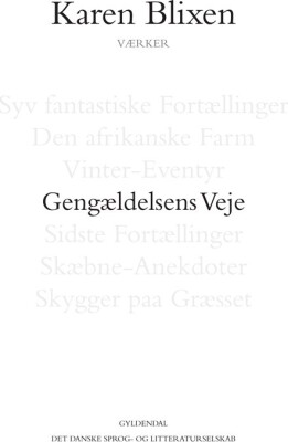 Gengældelsens Veje - Karen Blixen - Bog