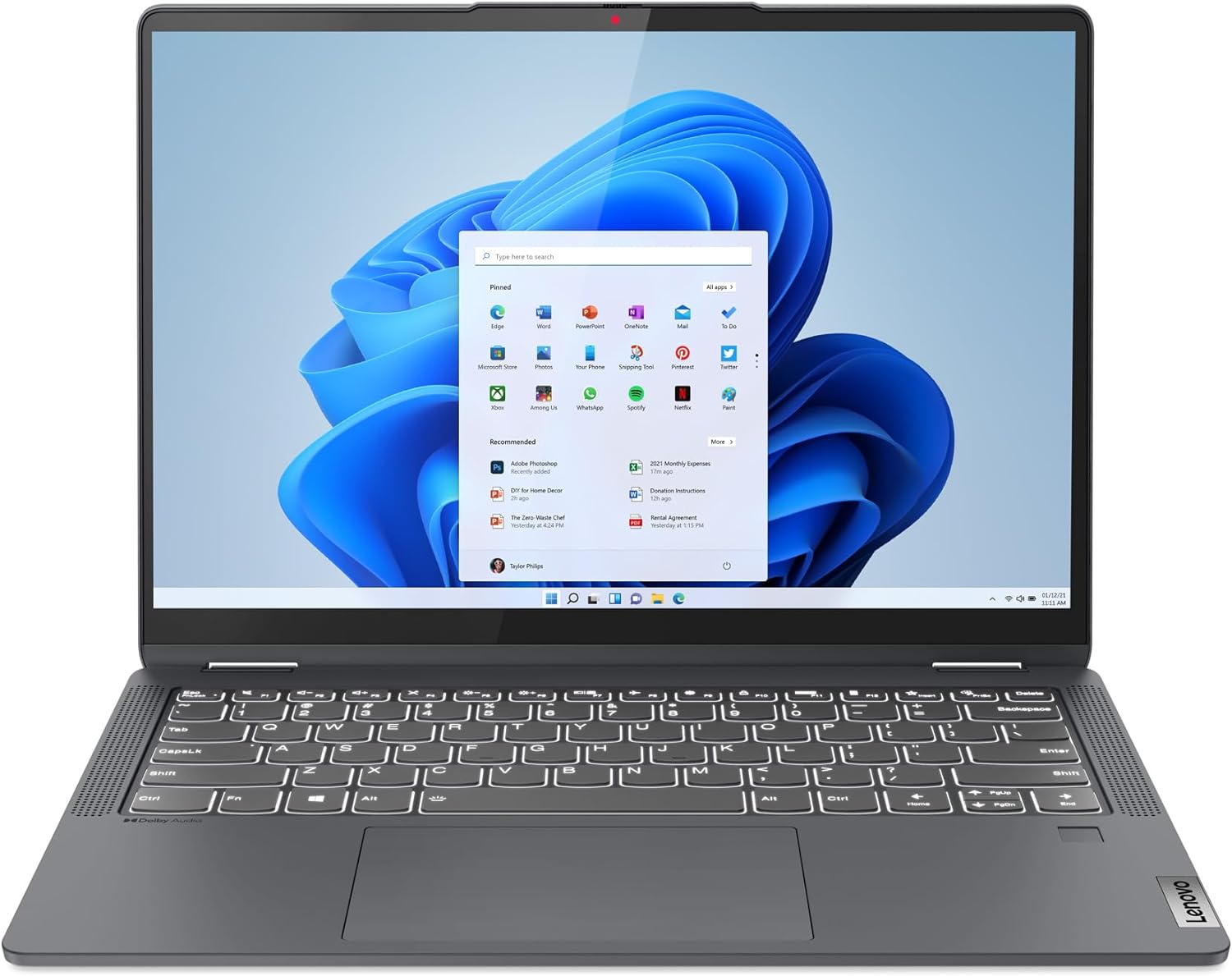 Lenovo IdeaPad Flex 5i - (2023) - Notebook para uso diário - Computador portátil 2 em 1 - Windows 11 - Tela sensível ao toque WUXGA de 14
