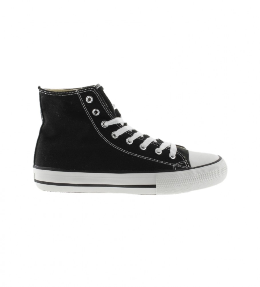 Victoria Zapatilla Botn Basket negro