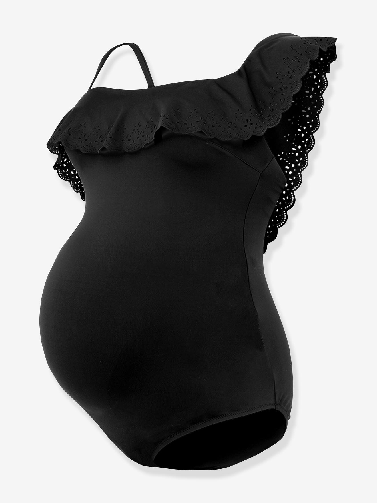 Maiô de maternidade Bloom CACHE COEUR, preto