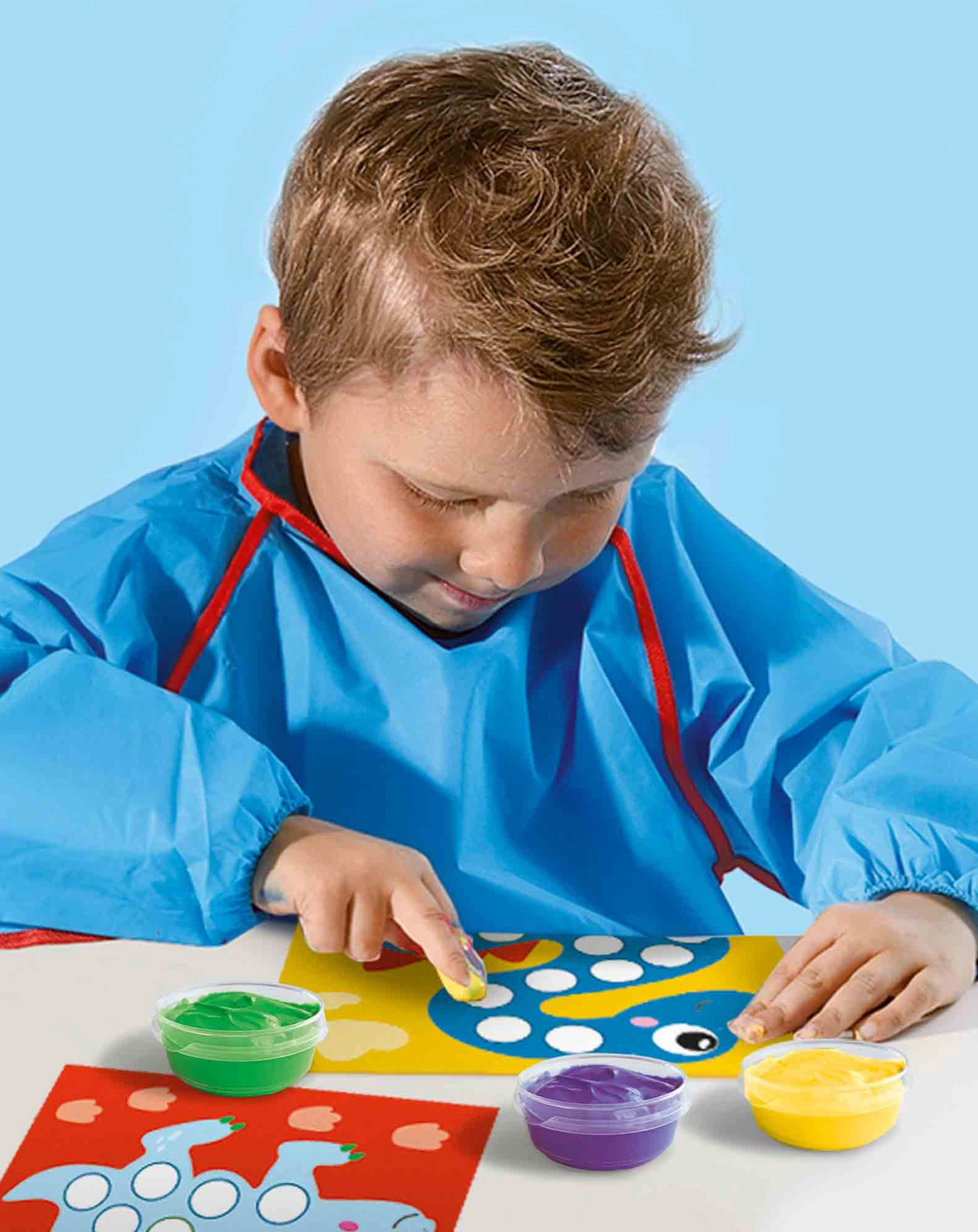 Malset MY FIRST - FINGERABDRUCK DINOS 13-teilig