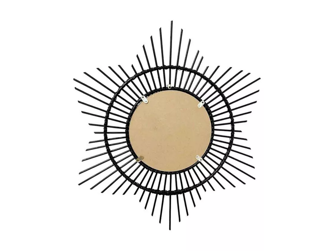 Miroir Mural Design en Rotin 