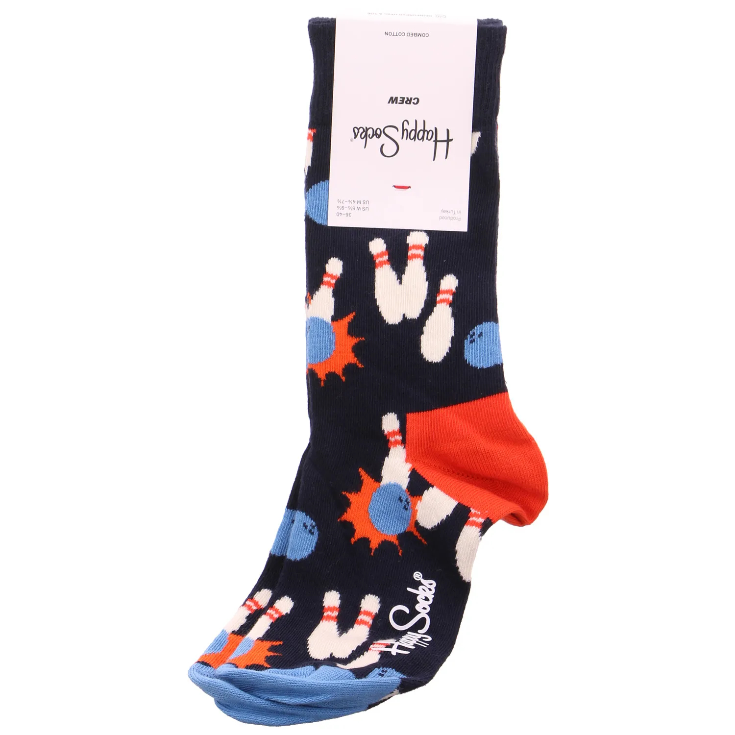 HAPPY SOCKS Freizeitsocken Dunkelblau Textil