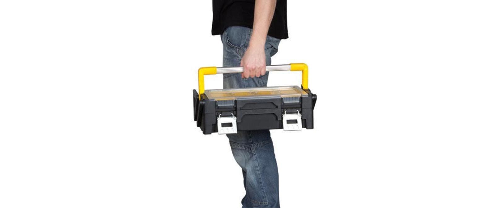 WerkzeugkisteMit austauschbaren Fächern