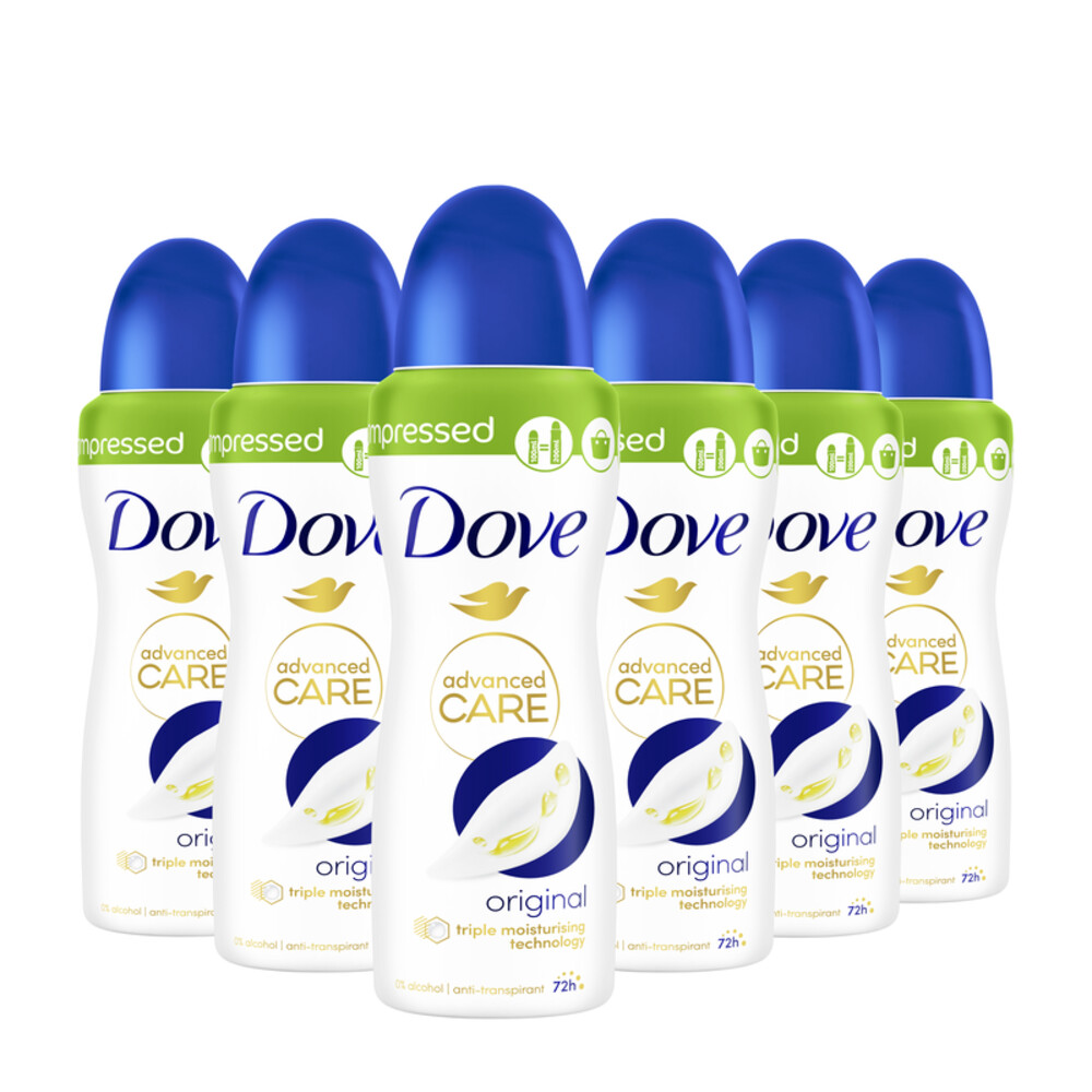 6x Dove Deodorant Spray Original100 ml