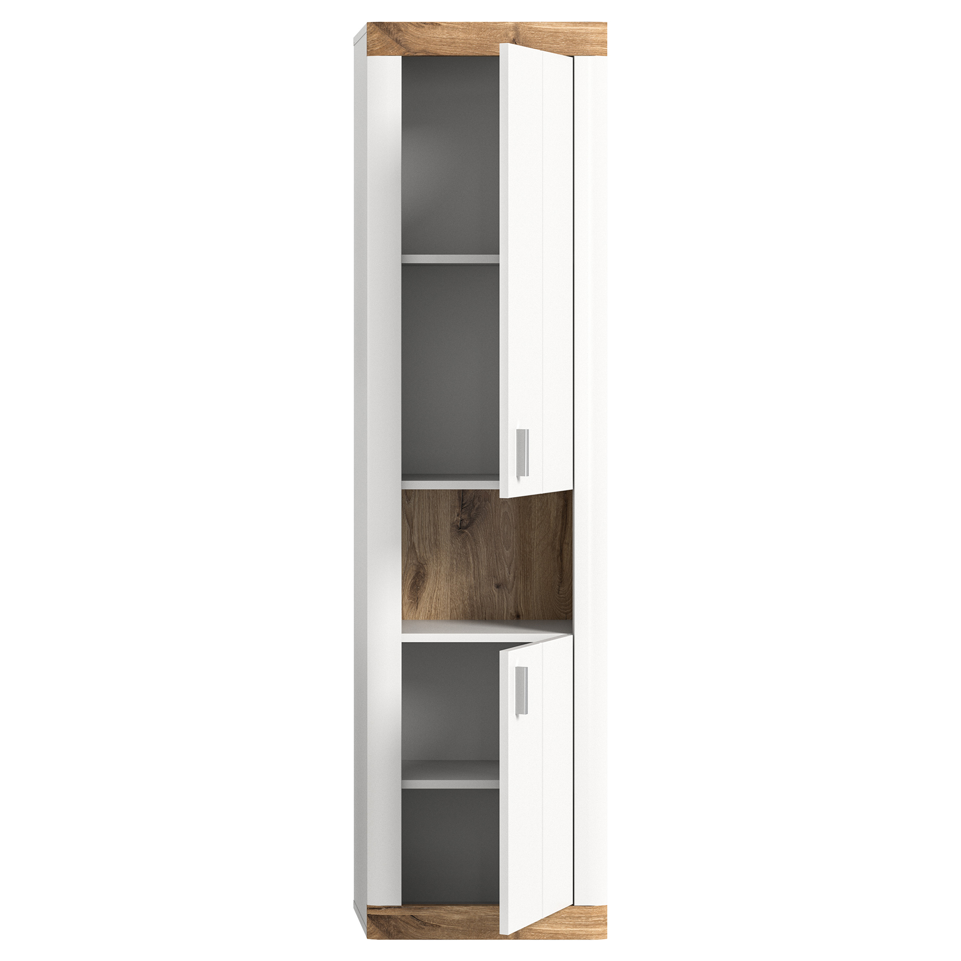 Badhängeschrank LAREDO - weiß matt - Nox Oak - 45 cm