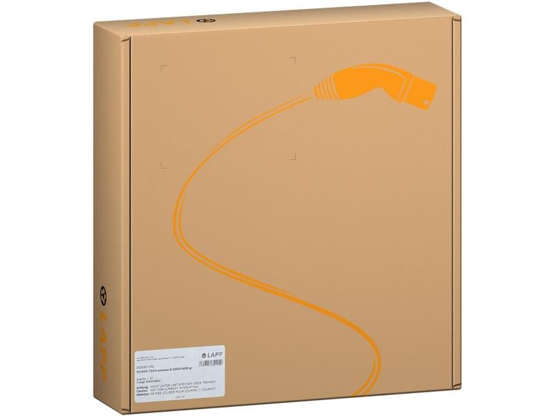 Lapp Ladekabel Helix für Elektroauto Typ 2, 11 kW, 5 m, Sch 3-phasiges Kabel zum Laden von Hybrid- und Elektroautos mit Typ-2-Anschluss
