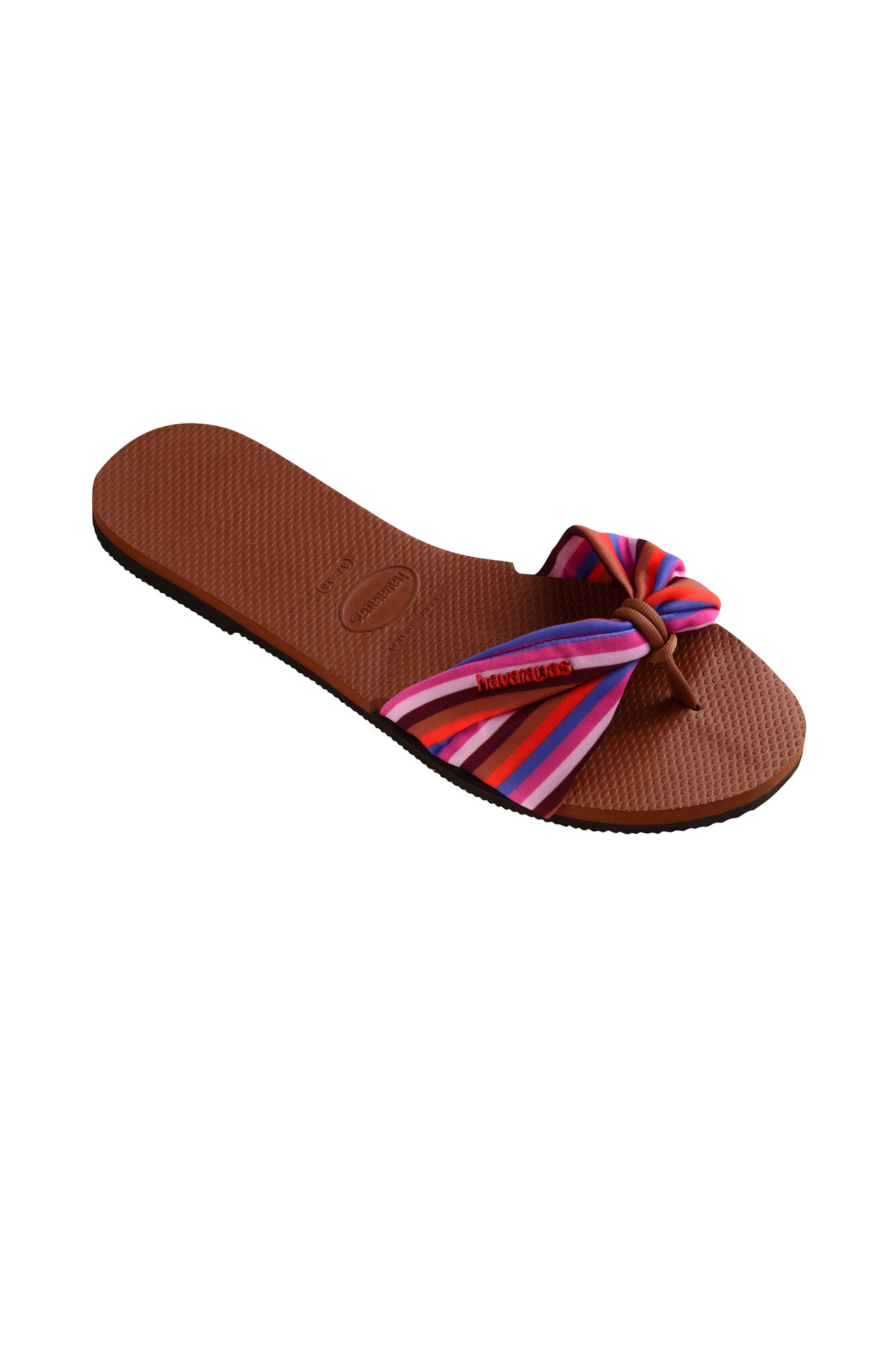 Chinelo Havaianas You Saint Tropez Print - Marrom