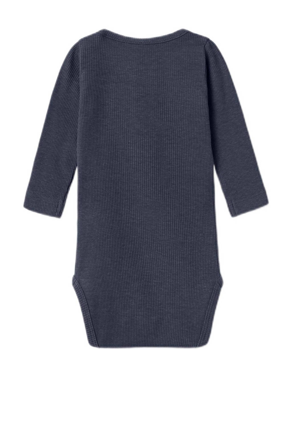 NAME IT ribgebreide romper NBMKAB donkerblauw