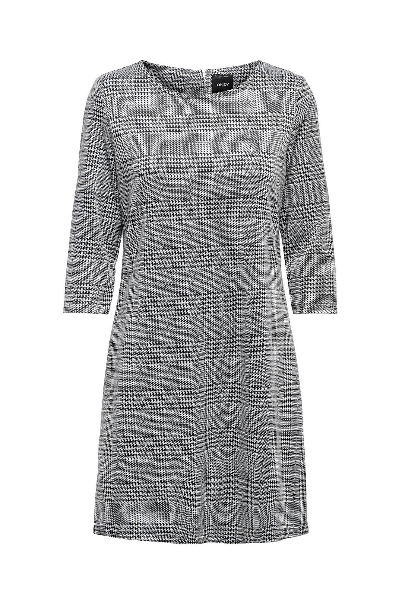 Vestido curto com mangas 3/4