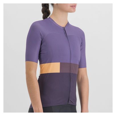 Maillot Manches Courtes Femme Sportful Snap Violet