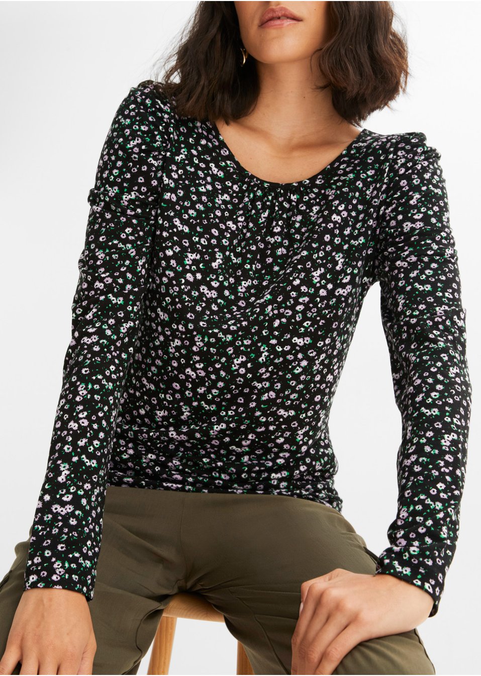 T-shirt manches longues  imprimé