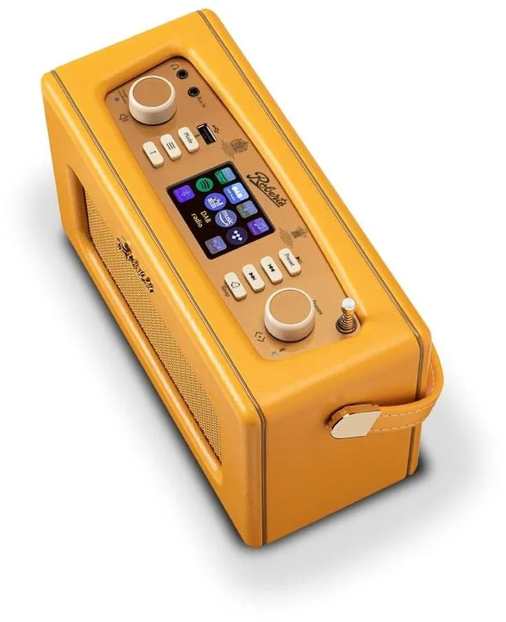 Roberts Revival iStream 3L Jaune Soleil Enceintes connectées