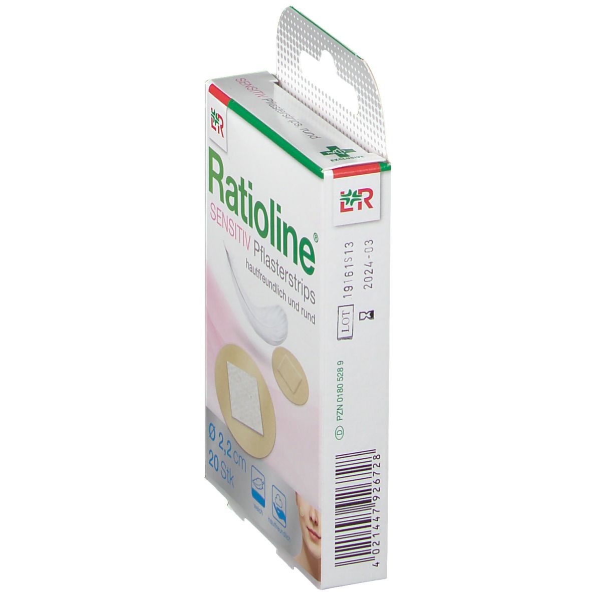 Ratioline® Sensitiv Pflasterstrips rund 2,2 cm