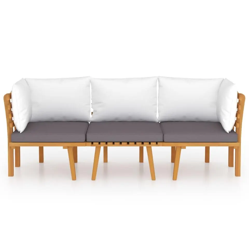 vidaXL - Loungeset - Bruin - Acaciahout