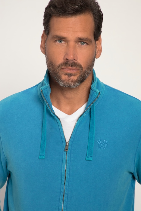 Sweatjacke, Vintage Look, Kängurutasche