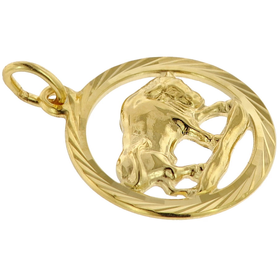 trendor Kinder Sternzeichen Stier 333 Gold + goldplattierte Kette gold