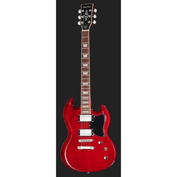 Harley Benton DC-Custom II Cherry Set