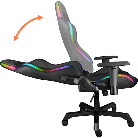 Deltaco RGB gamerstol GAM-080 - sort