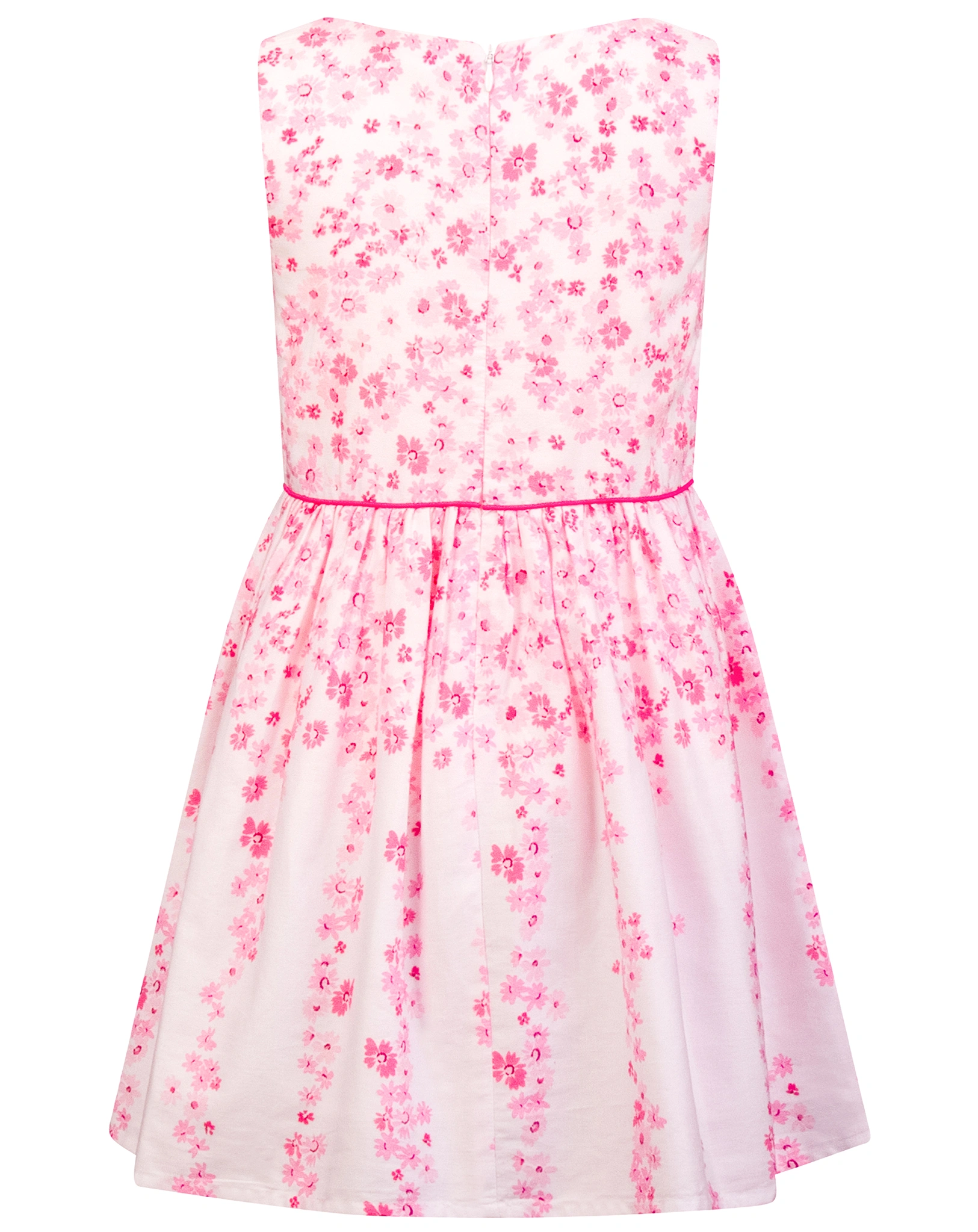 Kleid MINI FLOWERS ärmellos in pink