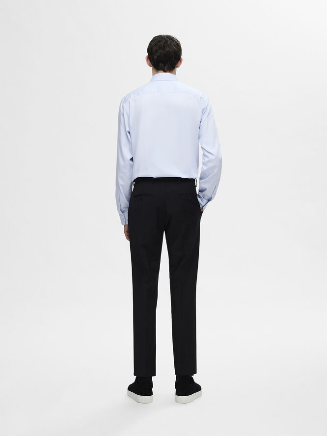 Selected Homme SLHSLIM-PERFORMANCE SHIRT LS NOOS Blå