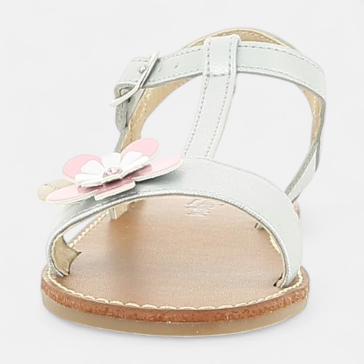 Nu-pieds Fille argent