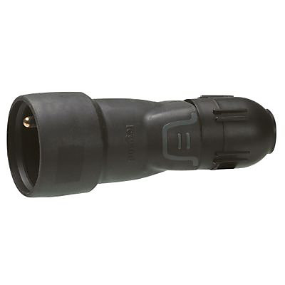 Fiche femelle 16A 2 P+T noir lumineuse Legrand