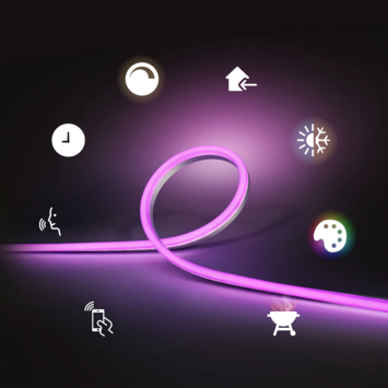 Philips Hue lightstrip outdoor - wit en gekleurd licht 38W - 2m