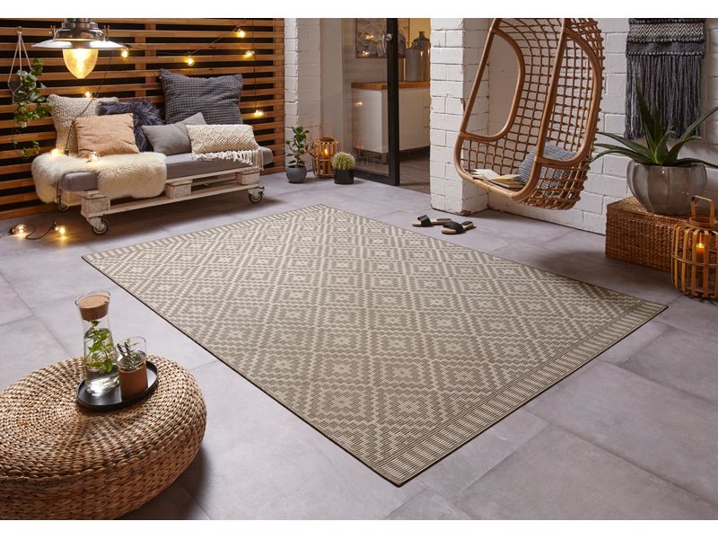 Hanse Home Teppich Breeze 120 x 170 cm, Beige In- & Outdoor Teppich