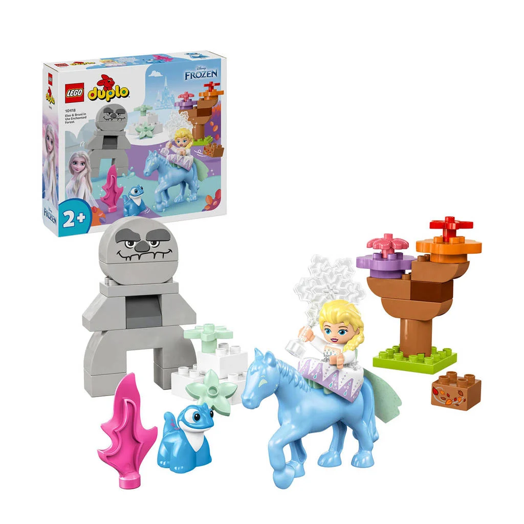 Super blijDisney Elsa en Bruni in het Betoverde Bos Frozen 2 Set met Poppetjes 10418