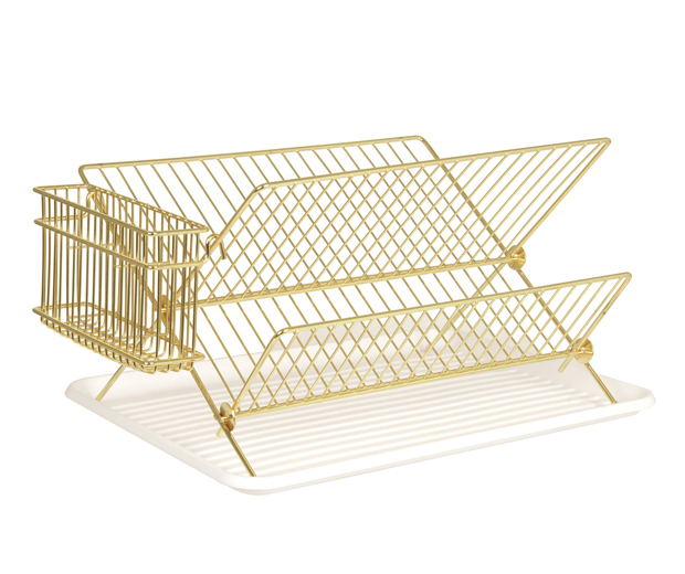 Dish rack Classic gold plated