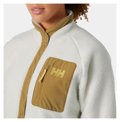 Veste Polaire Femme Helly Hansen Imperial Pile Snap Blanc