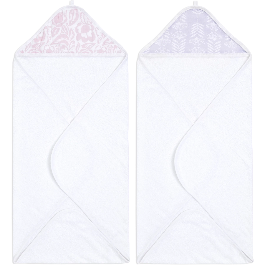 aden + anais™ essentials Kapuzenbadetuch 2er-Pack damsel