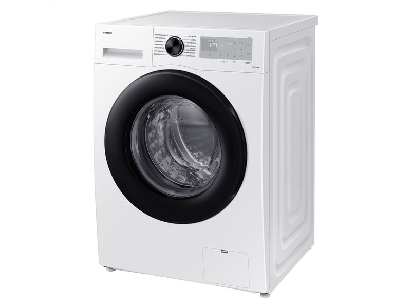 Samsung Waschmaschine WW90CGC04AAHWS Links Frontlader mit 9 kg Ladekapazität