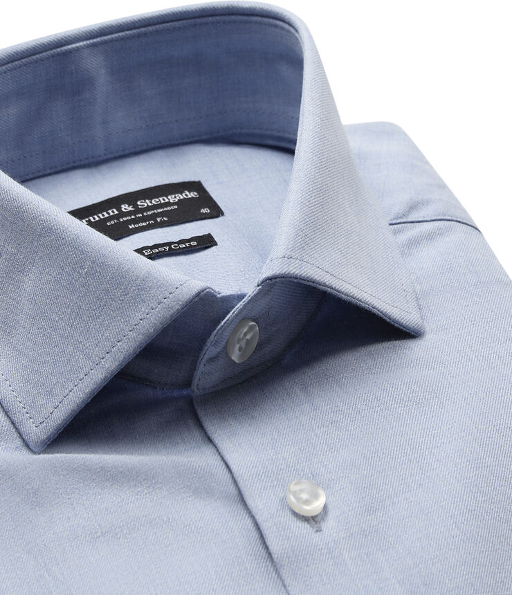 Bruun & Stengade BS McCollum Modern Fit Shirt Light blue