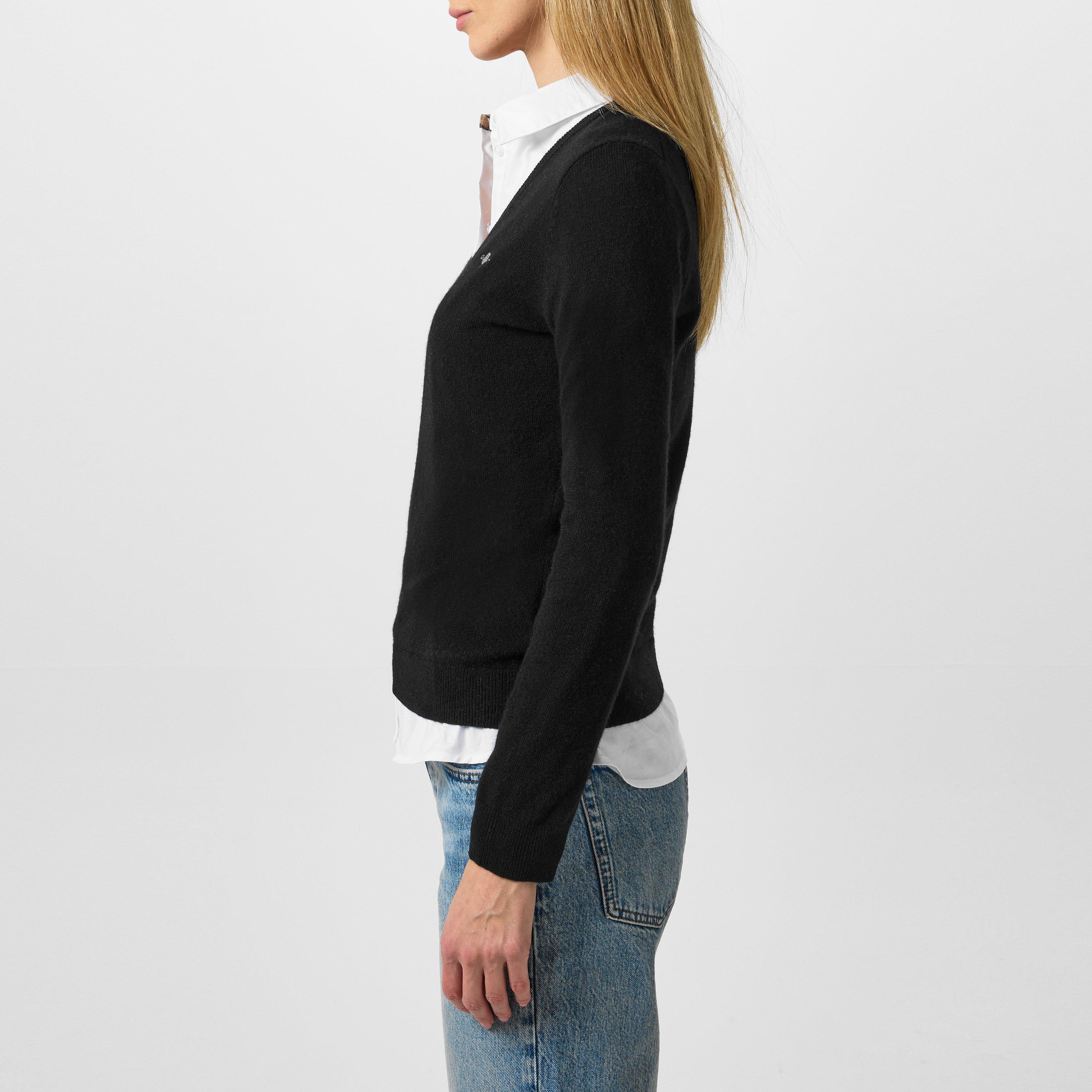 Gant EXTRAFINE LAMBSWOOL V-NECK CREAM S