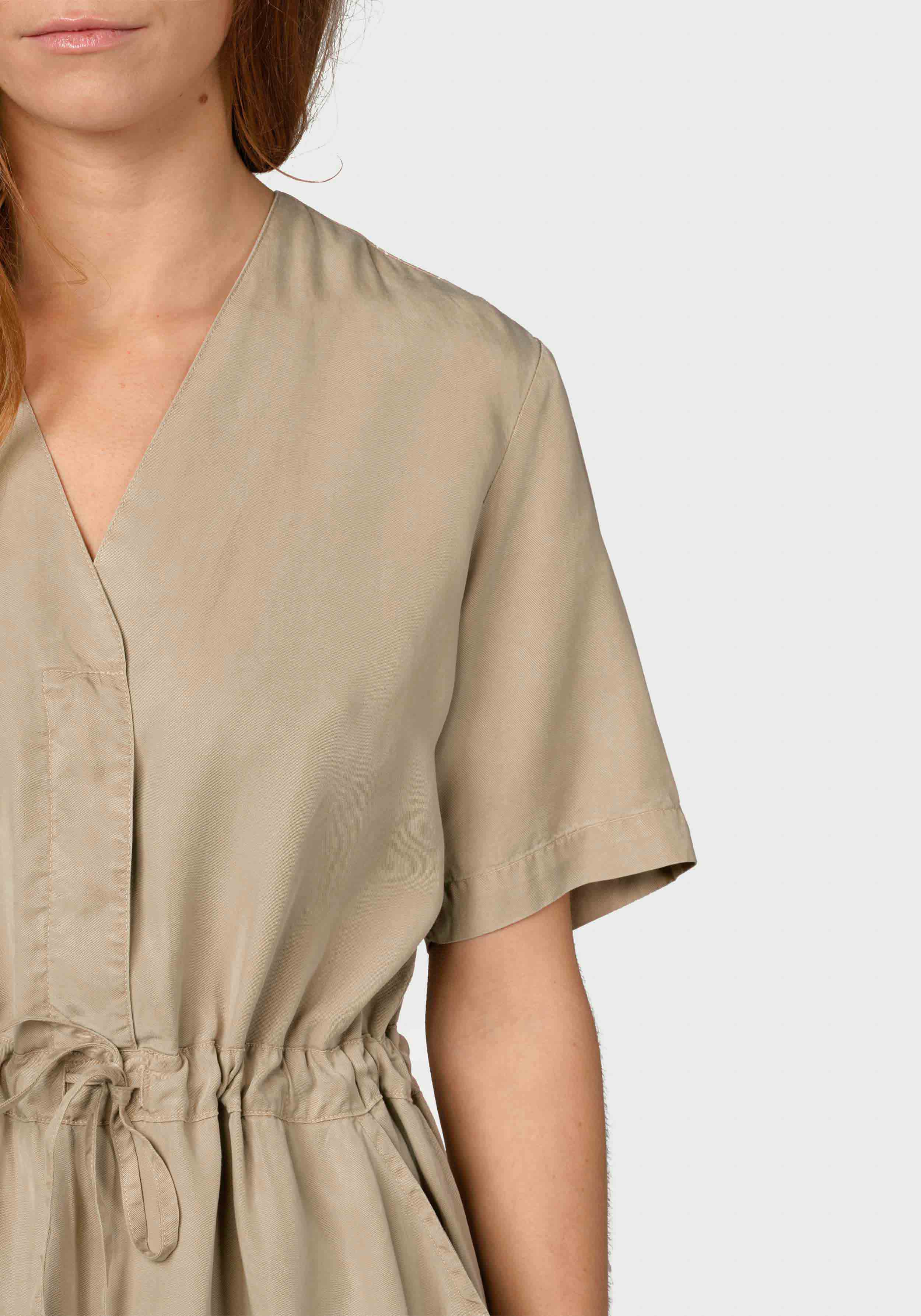 Klitmøller Collective Mini-Kleid Bjørk Sand