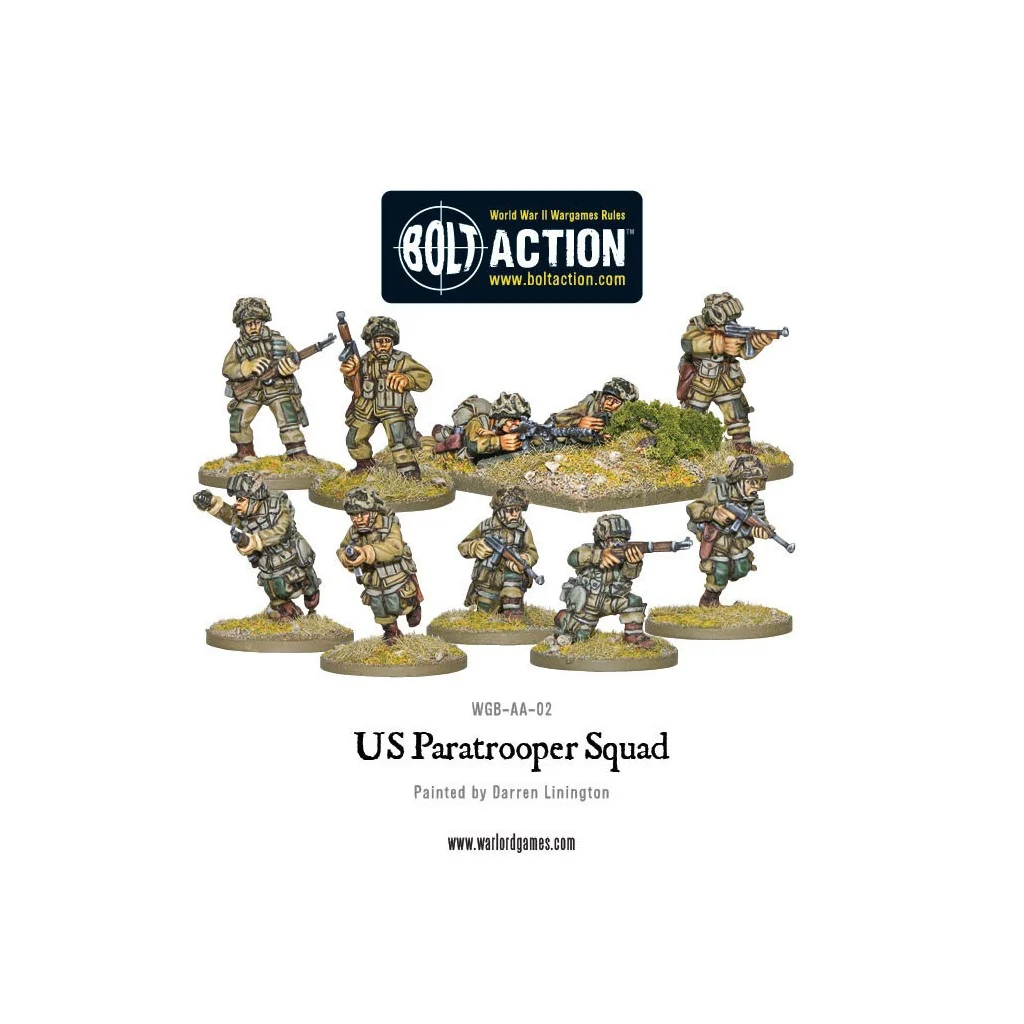 Bolt Action - US Paratrooper Squad